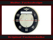 Speedometer Disc for Zündapp KS 601 0 to 120 Kmh...