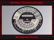Traktormeter Tachoscheibe für Eicher Wotan 3013 3014...