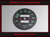 Speedometer Disc for Porsche 356 from 0 Kmh