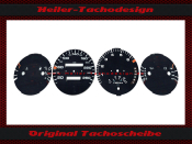Set Tachoscheiben für Porsche 968 260 Kmh ab 1978