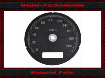 Speedometer Disc for Harley Davidson Sportster 48 Nightster 2008 to 2013 Ø80 Mph to Kmh