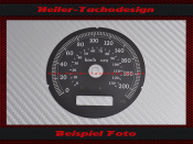 Speedometer Disc for Harley Davidson Sportster 48 Nightster 2008 to 2013 Ø80 Mph to Kmh