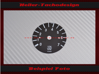 Tachometer for Mercedes Benz W108 W109 280 S VDO 7 RPM without redden Area