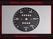 Speedometer Disc for Porsche 911 1963 to 1983 Dimmed...
