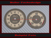 Clock Dial Opel Olympia Kienzle1952