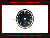 Tachometer VDO General 4 to 20 Ø56 mm