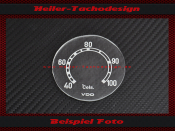 Glas Skala Fernthermometer für Mercedes 380 MB 5000...